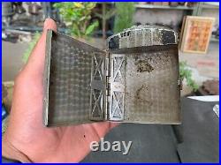 1900's Vintage Old Handcrafted Cigarette Case Box Cigarette Holder with Lighter