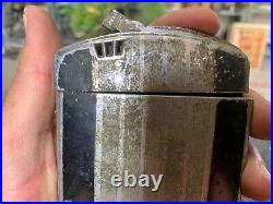 1900's Vintage Old Handcrafted Cigarette Case Box Cigarette Holder with Lighter