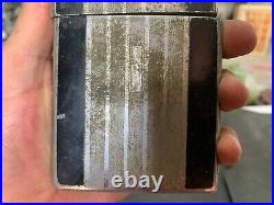 1900's Vintage Old Handcrafted Cigarette Case Box Cigarette Holder with Lighter