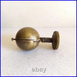 1920s Vintage Old Globe Shape Brass Cigarette Holder Rare Decorative Props M217