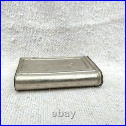 1930s Vintage Cigarette Case Brass Box Vienna Austria Gesetzlich Geschutzt T1051