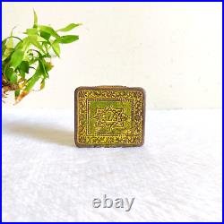 1940s Vintage Old 575 Beedi Cigarette Tin Box Decorative Collectible BD14