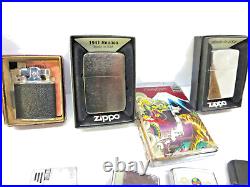 27 Vintage Cigarette Lighters / cases Ronson- Zippos Loaded