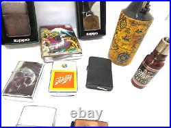 27 Vintage Cigarette Lighters / cases Ronson- Zippos Loaded