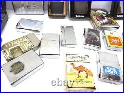 27 Vintage Cigarette Lighters / cases Ronson- Zippos Loaded