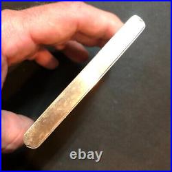 ANTIQUE VINTAGE CIGARETTE CASE SOLD 800 SILVER 177g #53w