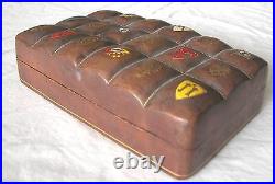 A Fine Vintage Leather Cigarette Cigar Or Card Case (s)