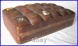 A Fine Vintage Leather Cigarette Cigar Or Card Case (s)