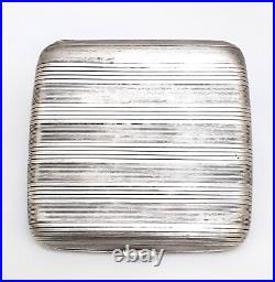 Antique Silver Cigarette Case Rare Vintage