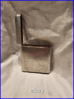 Antique Vintage Silver 800 Dual Photo Cigarette Case Art Deco