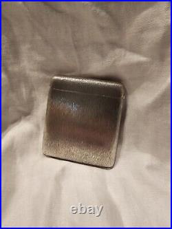 Antique Vintage Silver 800 Dual Photo Cigarette Case Art Deco