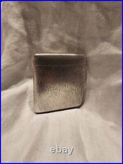 Antique Vintage Silver 800 Dual Photo Cigarette Case Art Deco