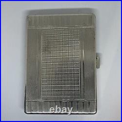 Antique Vtg Austria 925 Sterling Cigarette Case. 185grams