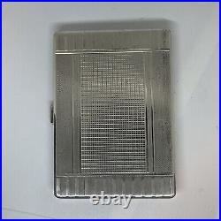 Antique Vtg Austria 925 Sterling Cigarette Case. 185grams