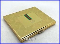 Auth Vintage GUCCI Accessory Collection Logo Monogram Cigarette Holder Case