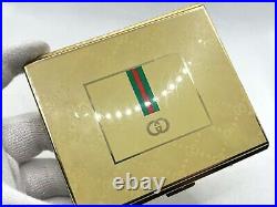 Auth Vintage GUCCI Accessory Collection Logo Monogram Cigarette Holder Case