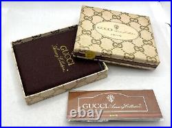 Auth Vintage GUCCI Accessory Collection Logo Monogram Cigarette Holder Case