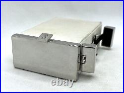 Auth Vintage YVES SAINT LAURENT YSL Cigarette Holder Case White / Silver