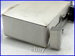 Auth Vintage YVES SAINT LAURENT YSL Cigarette Holder Case White / Silver