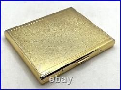 Auth! Vintage YVES SAINT LAURENT YSL Leopard Design Cigarette Holder Case Gold