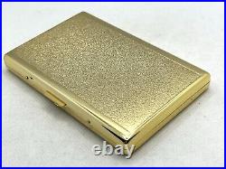 Auth Vintage YVES SAINT LAURENT YSL Logo Cigarette Holder Case Gold and Red