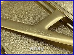 Auth Vintage YVES SAINT LAURENT YSL Logo Cigarette Holder Case Gold and Red