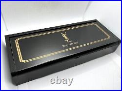 Auth Vintage Yves Saint Laurent YSL Wood Cigarette Accessory Case Box Holder Blk