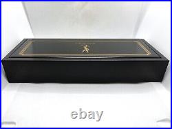 Auth Vintage Yves Saint Laurent YSL Wood Cigarette Accessory Case Box Holder Blk