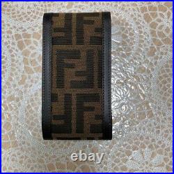 Authentic Fendi Vintage Zucca FF Logo Cigarette Case Deadstock