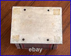 Bauhaus Art Deco Machine Age Aluminum Geometric Suprematism Cigarette Box Vtg