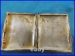 Beautiful Vintage A. O & Co London Silver Plated Cigarette Case Epns