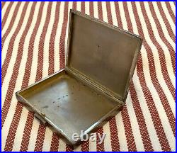 CPLA Vintage 1950's Metal Portable Cigarette Case / Box