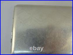 Elgin American Vintage Sterling Silver 5-3/16 x 3 Clamshell Cigarette Case