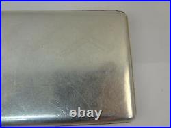 Elgin American Vintage Sterling Silver 5-3/16 x 3 Clamshell Cigarette Case