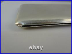 Elgin American Vintage Sterling Silver 5-3/16 x 3 Clamshell Cigarette Case