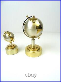 Fantastic MID Century Vintage Set Of Globe Lighter Cigarette Dispenser Music Box