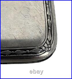 James E Blacke Co 925 Vintage Art Deco Cigarette Case