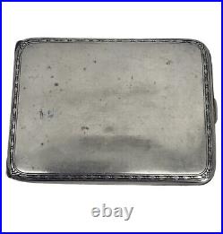 James E Blacke Co 925 Vintage Art Deco Cigarette Case