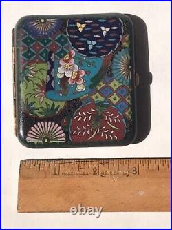 Japanese Cloisonné Vintage Cigarette Case