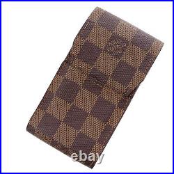 LOUIS VUITTON LV Used Etui Cigarette Case Damier N63024 Vintage #CK708 S