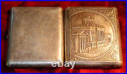 Lenin Library Cigarette Case Vintage Holder Soviet USSR about 50's