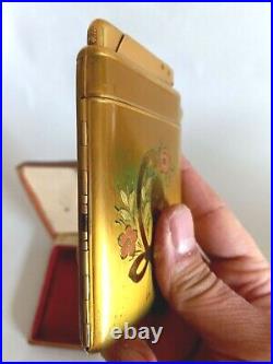 Lighter Rare Vintage Combination Marathon Mara King Gold Plated/Cigarette Case