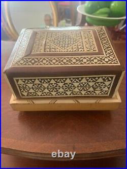 Moroccan Cigarette Boxes Musical Lot Of (2)