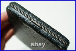 OLD VINTAGE goat skin leather cigarette case wallet holder money WOW! EP24734