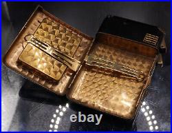 OLD Vintage cigarette case and lighter Asian Chinese Japanese NEW LIGHT EP25110