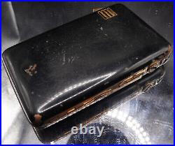 OLD Vintage cigarette case and lighter Asian Chinese Japanese NEW LIGHT EP25110