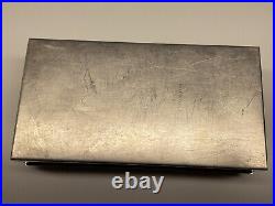 Pool silver co. Vintage cigarette/cigarillo case made in usa 1955