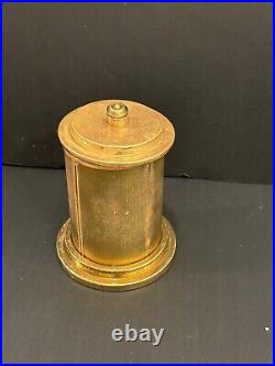 RARE Old Vtg 1940's HOWES Brass Plate Cigarette Holder