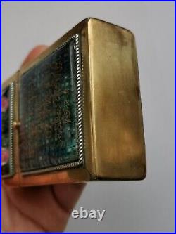 RARE Vintage Art USSR made by prison inmates cigarette case, 1979