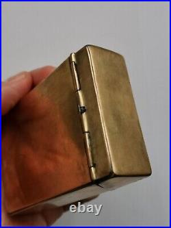 RARE Vintage Art USSR made by prison inmates cigarette case, 1979